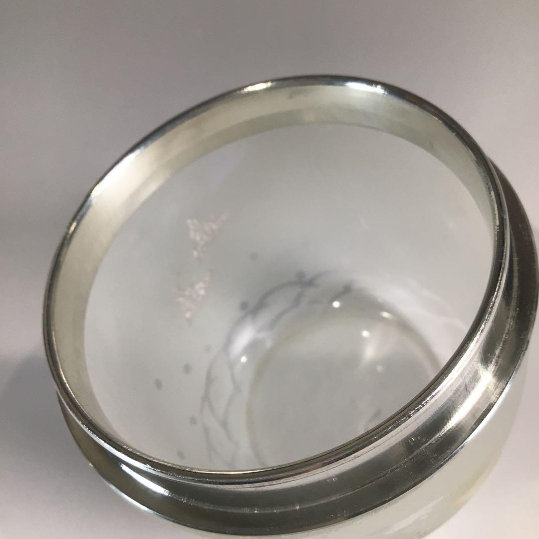 Ｐ６６０　棗　『高橋直樹造』『吹きガラス』『波千鳥文』『義山棗』　共箱　茶道具