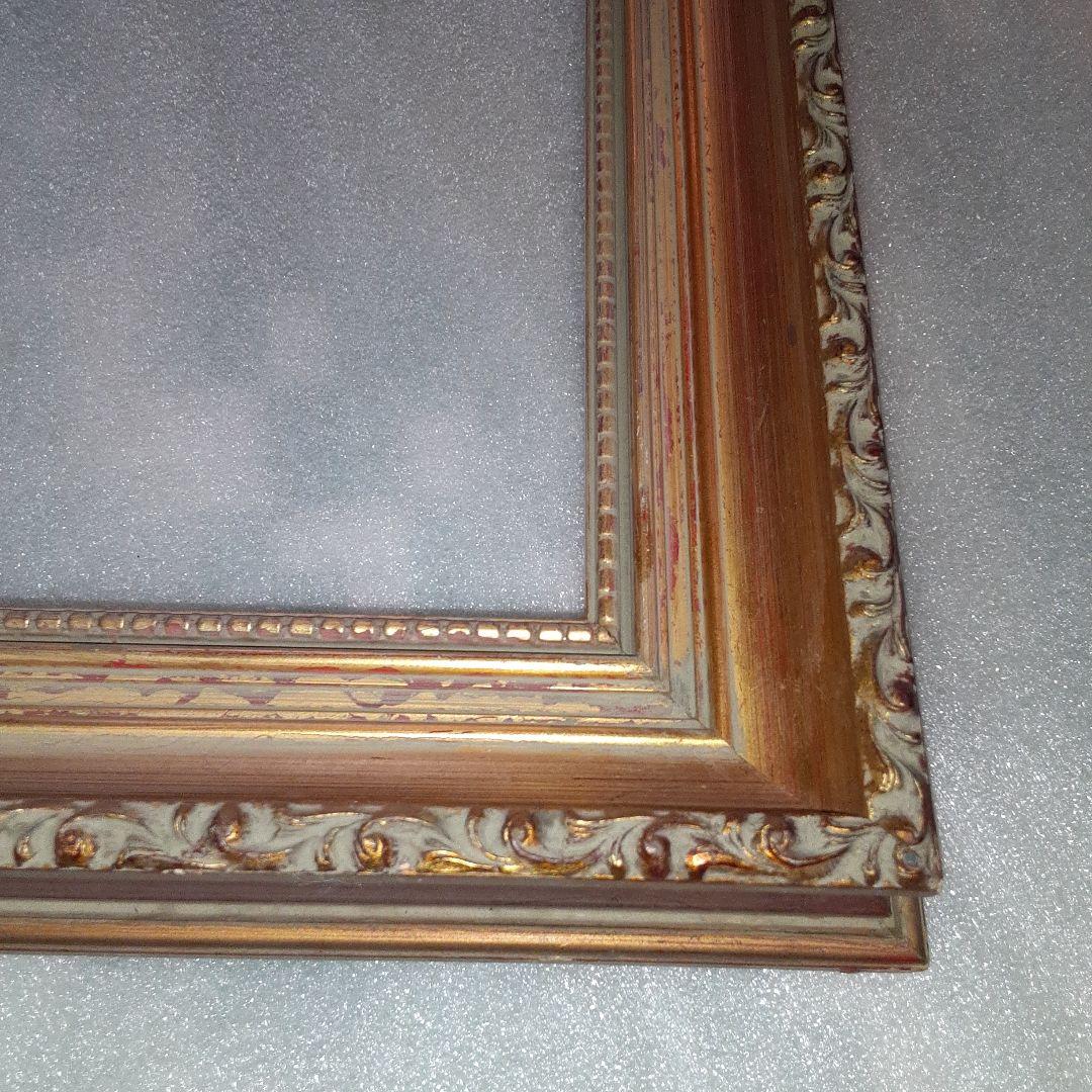 額縁　F12号　61×50.5　木製　フレーム　縁のみ