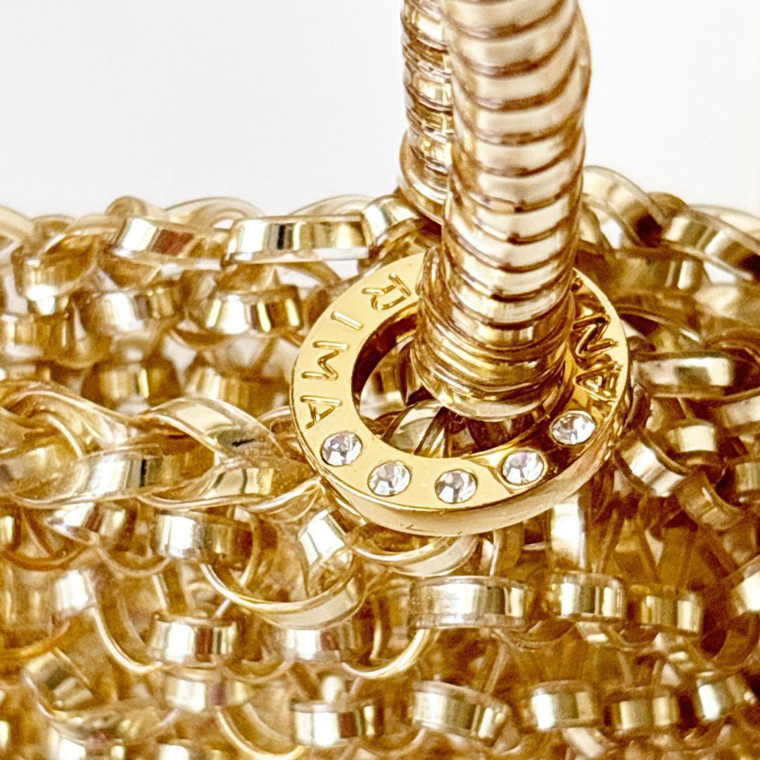 ANTEPRIMA スタンダード スクエア ミディアム ゴールド　チェーン