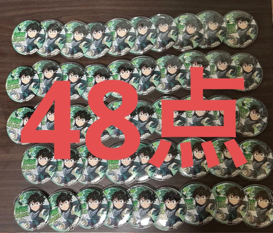 僕のヒーローアカデミア 緑谷出久 缶バッジ 48点セット