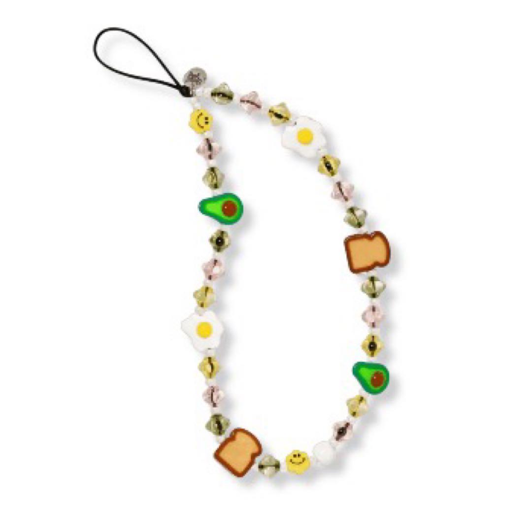 正規品stringtingアボカド・目玉焼きビーズストラップ