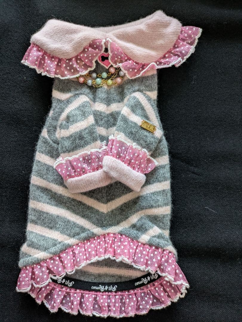 フィフィアンドロメオ　カシミア　カップケーキ　グレー　Ｓサイズ