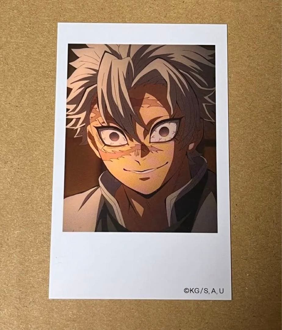 不死川実弥 チェキ風ブロマイド 柱カフェ 鬼滅の刃