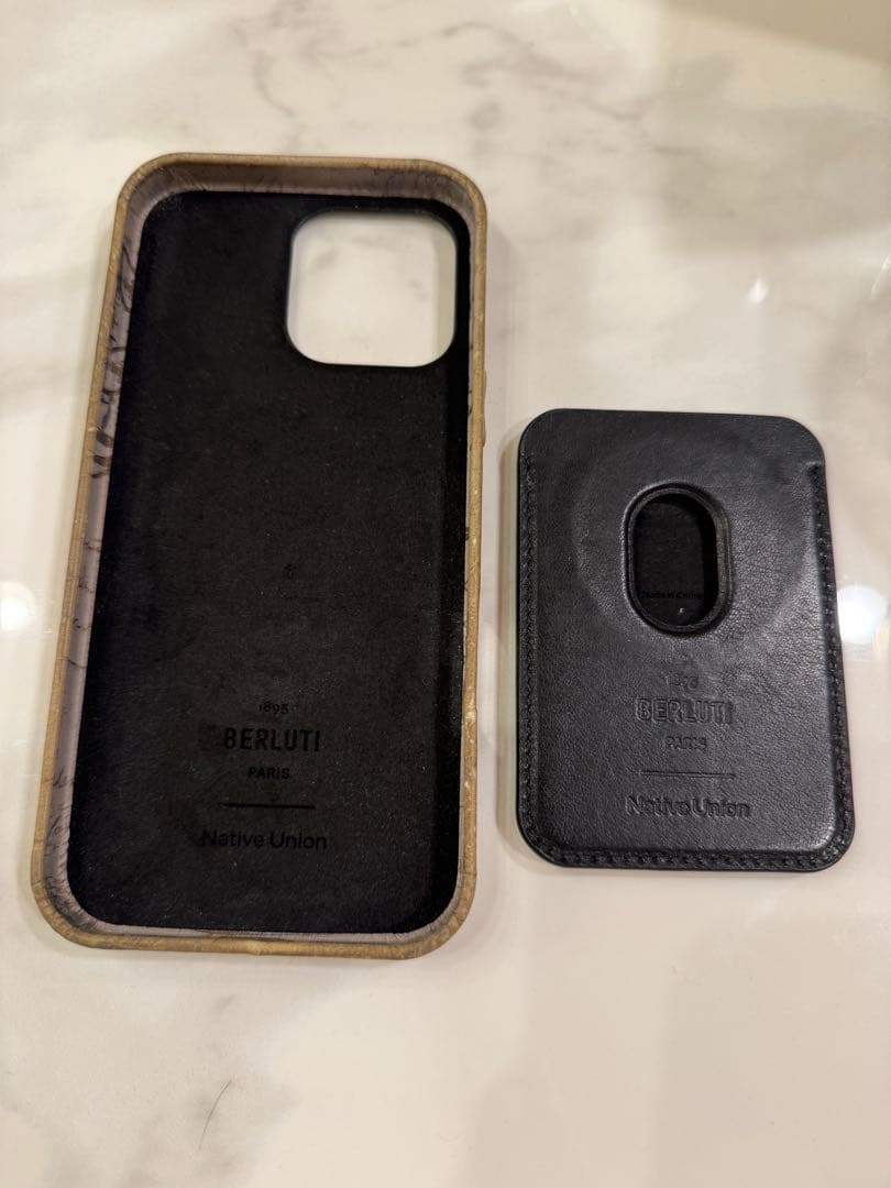 Berluti iPhone 16pro Max ケース&カードホルダー　2点