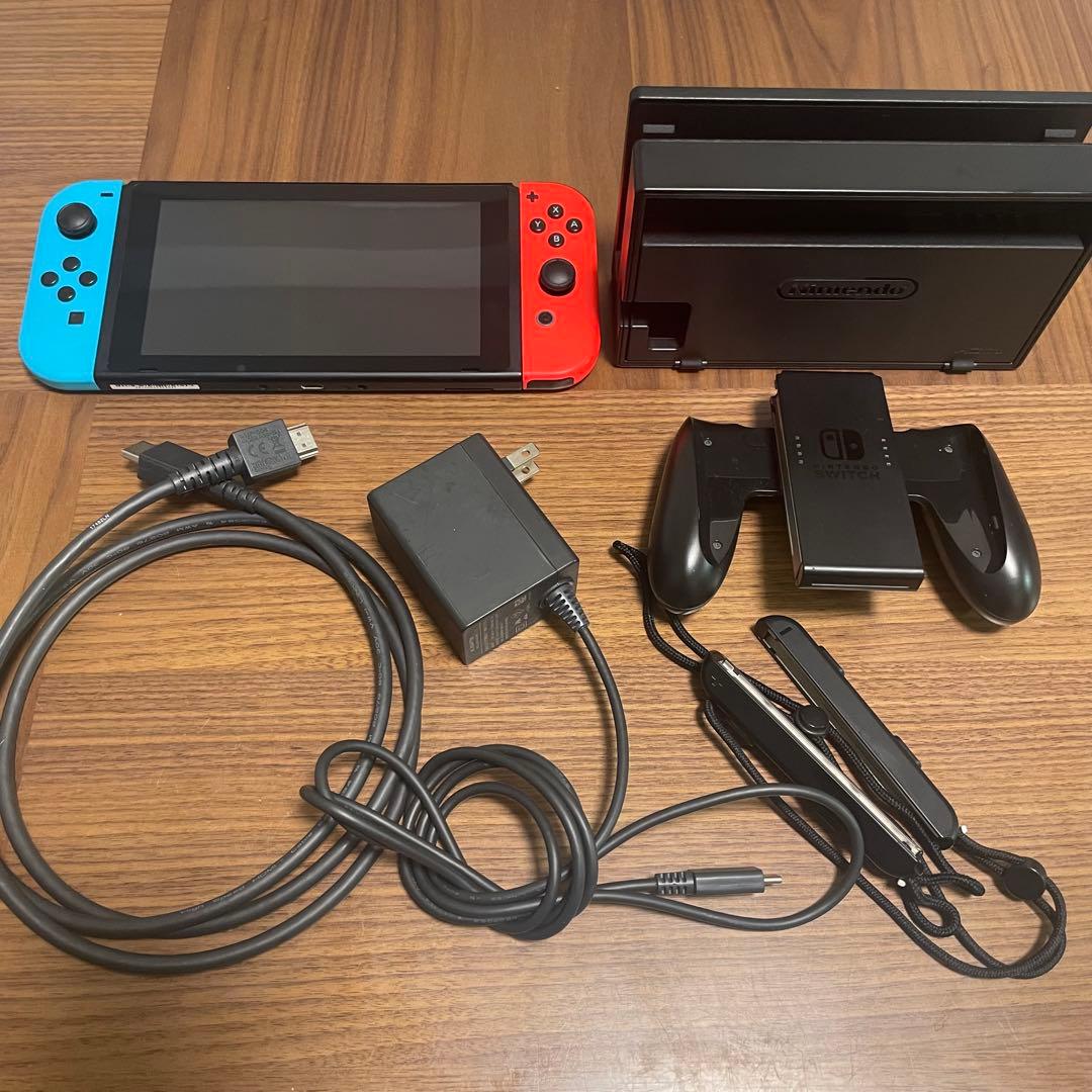 Nintendo Switch 本体 ネオンブルー/ネオンレッド　※外箱なし