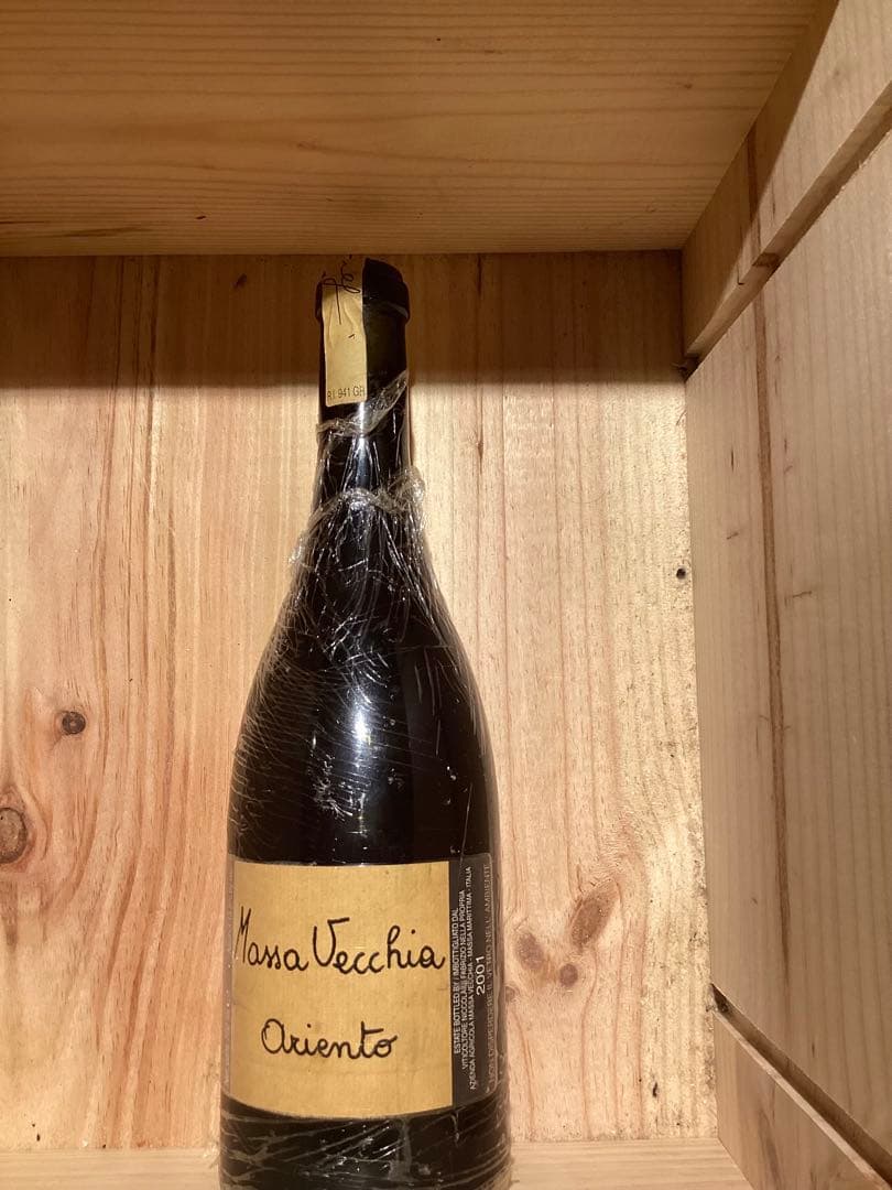 超希少　当時物　マッサヴェッキア アリエント 2001 750ml