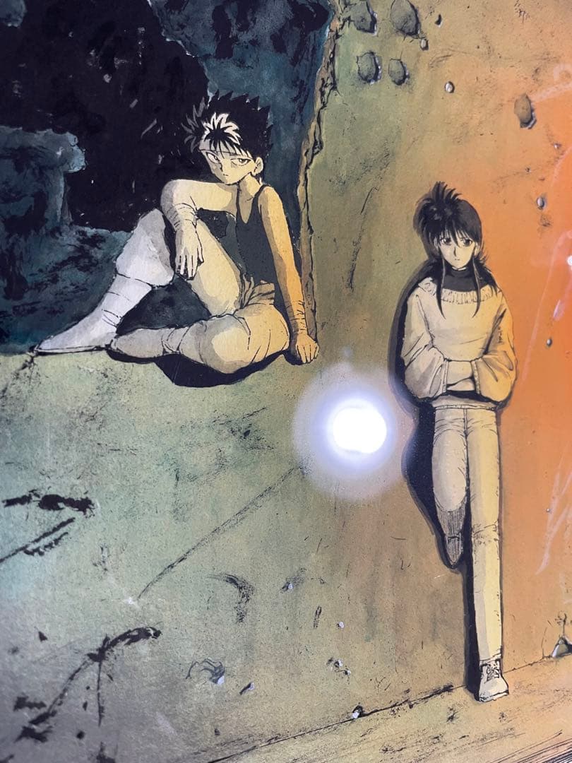 幽遊白書 冨樫義博 7巻表紙 蔵馬&飛影 複製原画 創刊50周年記念 ジャンプ展