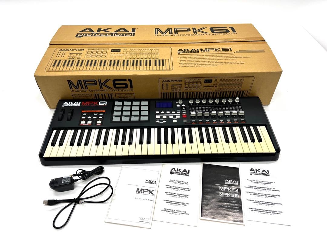 [希少]AKAI MPK61 MIDIキーボード