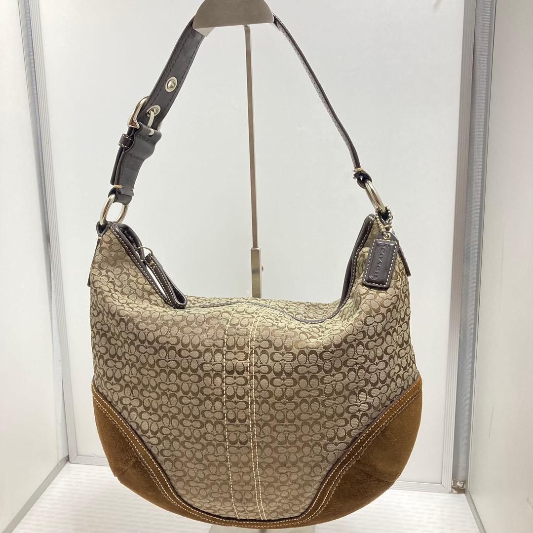 バッグ COACH Shoulder Bag Hobo half moon round