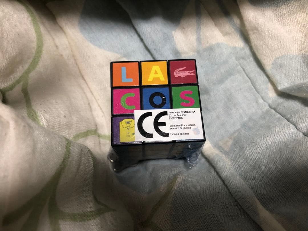 LACOSTE 期間限定イベント品 テニスボール+ルービックキューブ