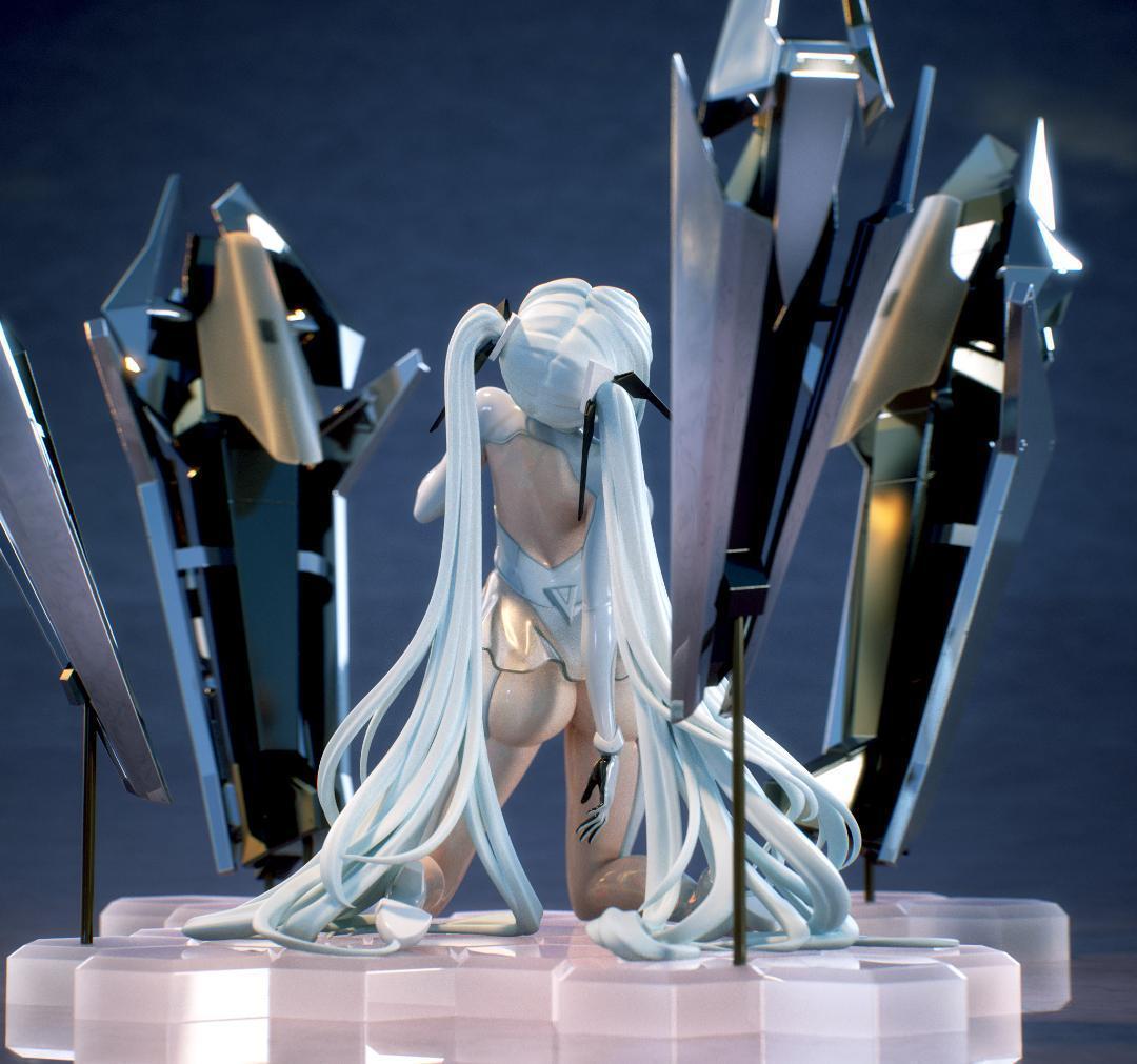 シンデレラ　ガラスの靴無し　NIKKE　1/7　未塗装未組立　ガレキ nikke