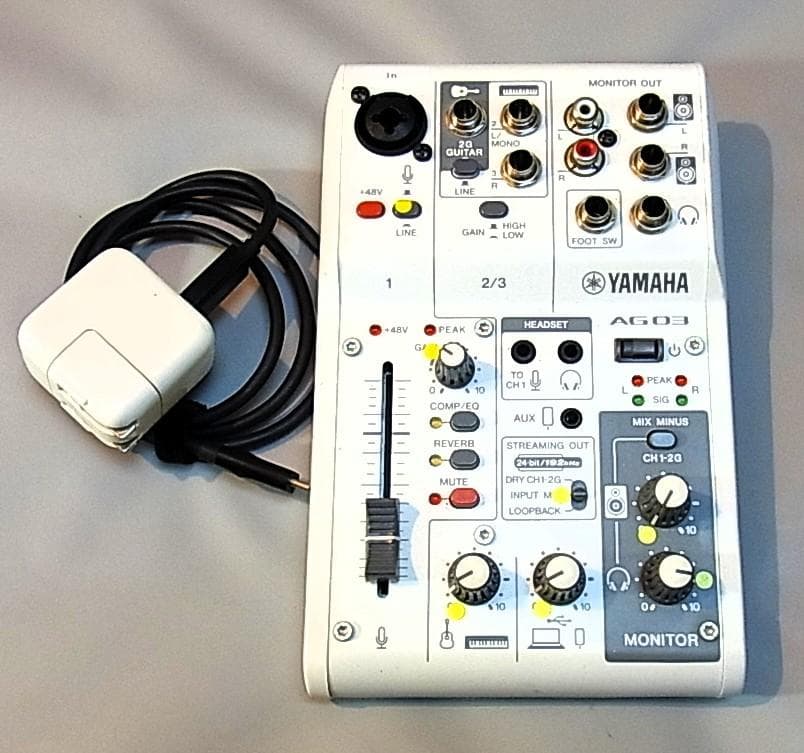 YAMAHA AG03 オーディオインターフェイス/中古美品