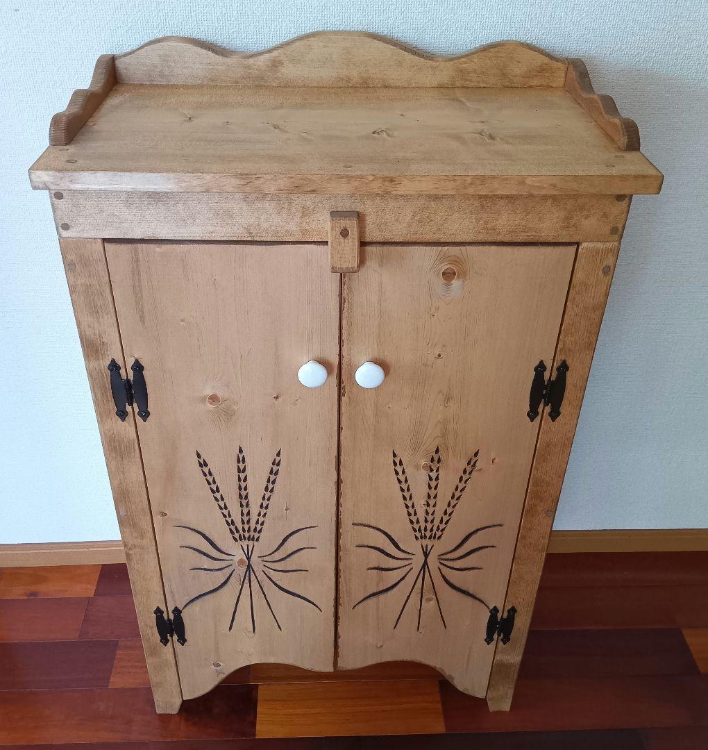 週末（金※土※日）価格＊カントリー家具＊麦の穂＊パントリー（訳あり価格）