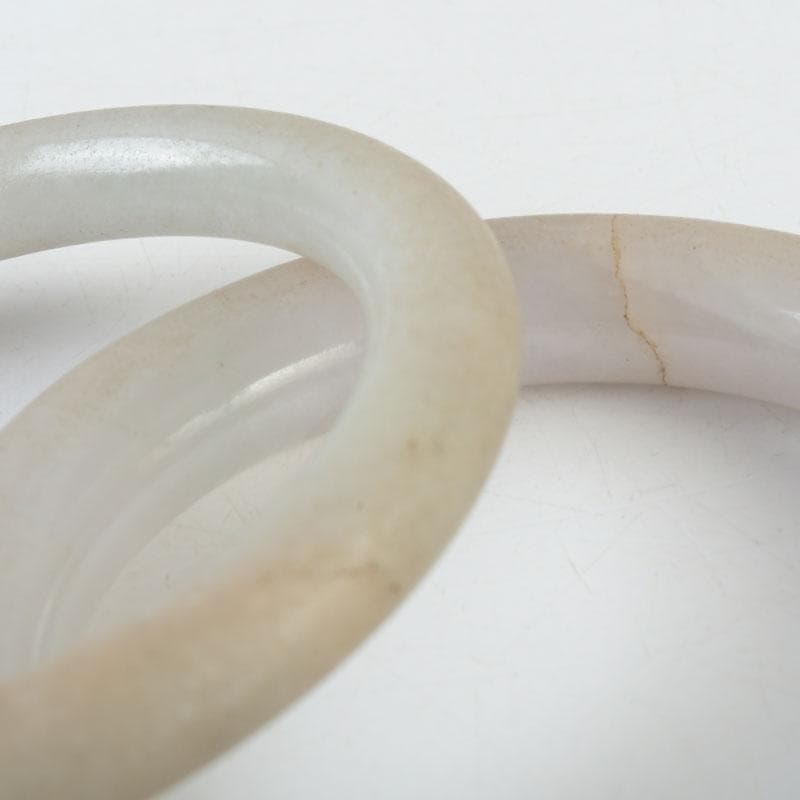 中国　玉石彫刻　玉器　環　装飾品　4点まとめて　V　9786