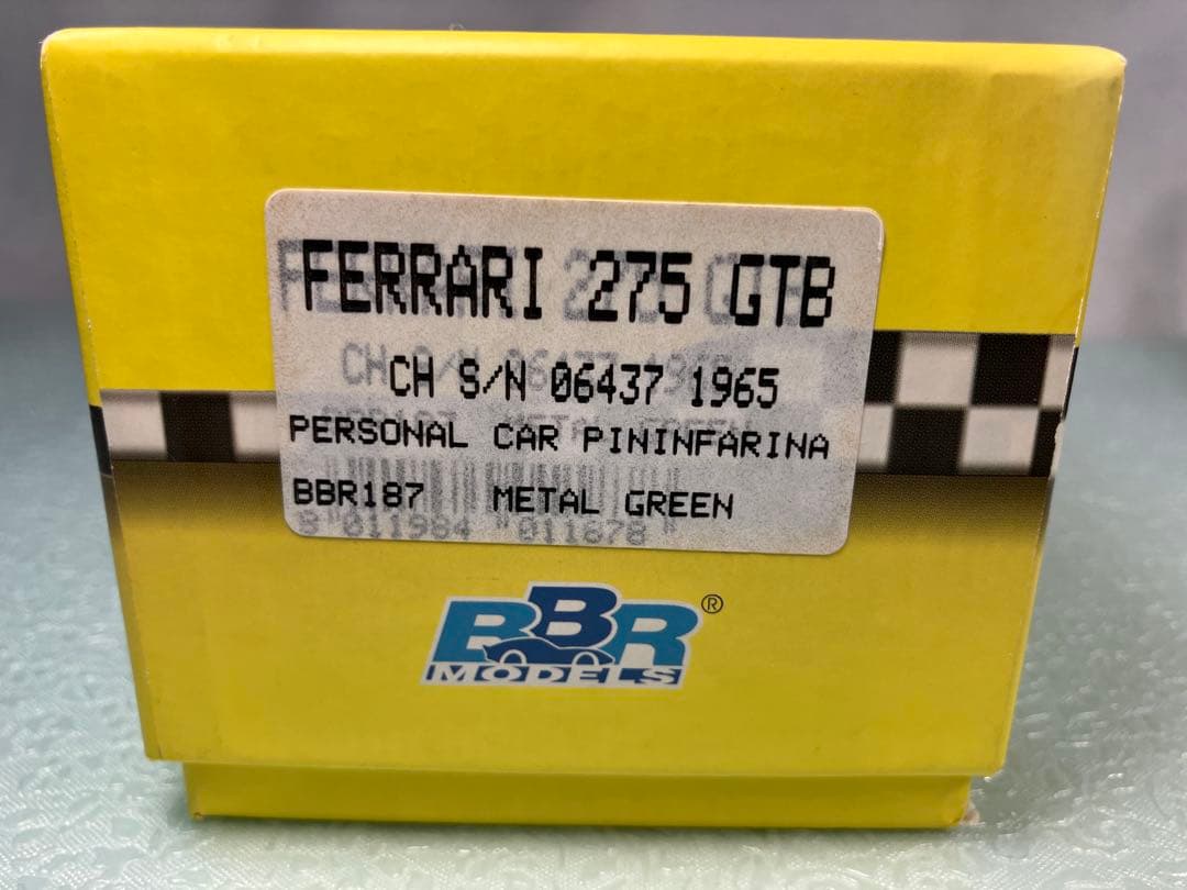 バティスタ・ピニンファリーナ　　パーソナル使用　Ferrari275GTB