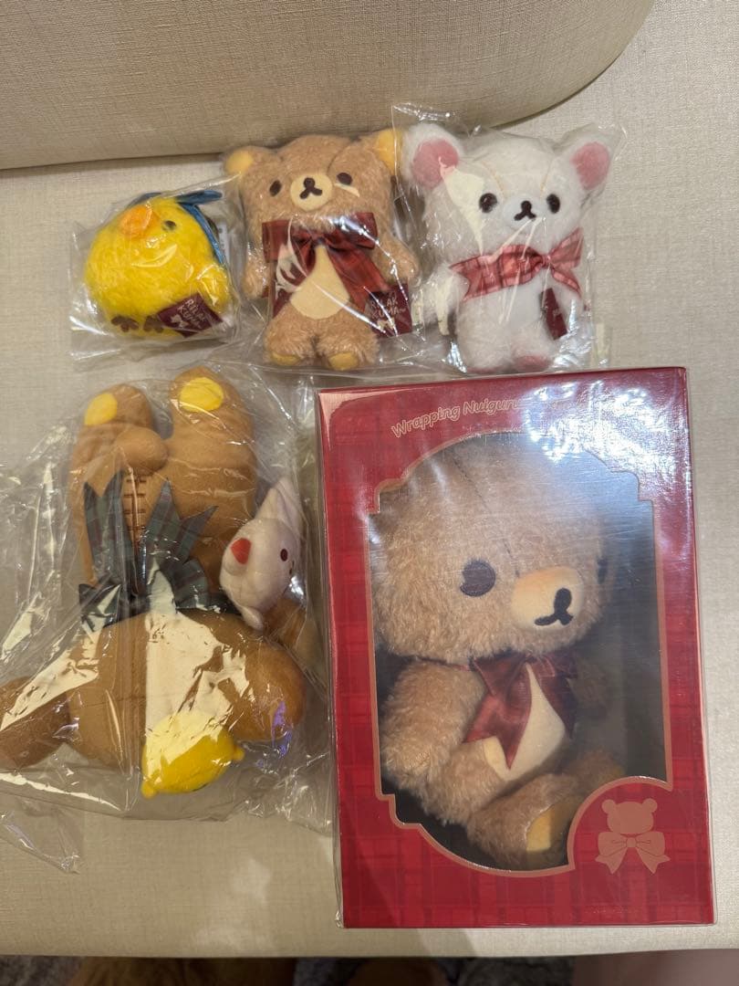 リラックマ　ロフト限定　12/6発売　ぶら下げぬいぐるみ5点フルセット