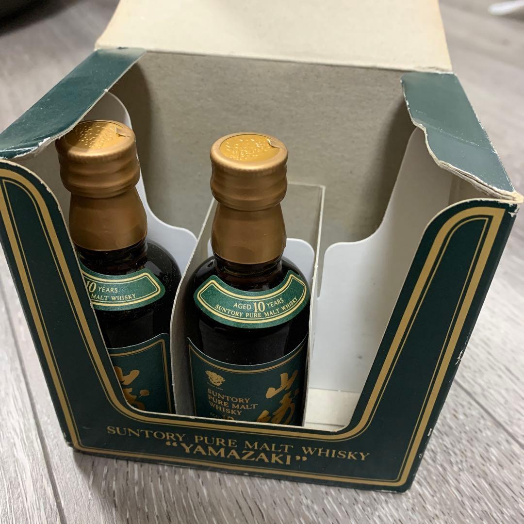 サントリーピュアモルト　ウィスキー山崎　10年　ミニボトル