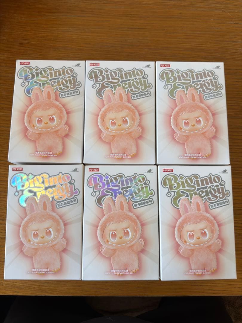 【正規品・完全未開封】Labubu Big into Energy 6個