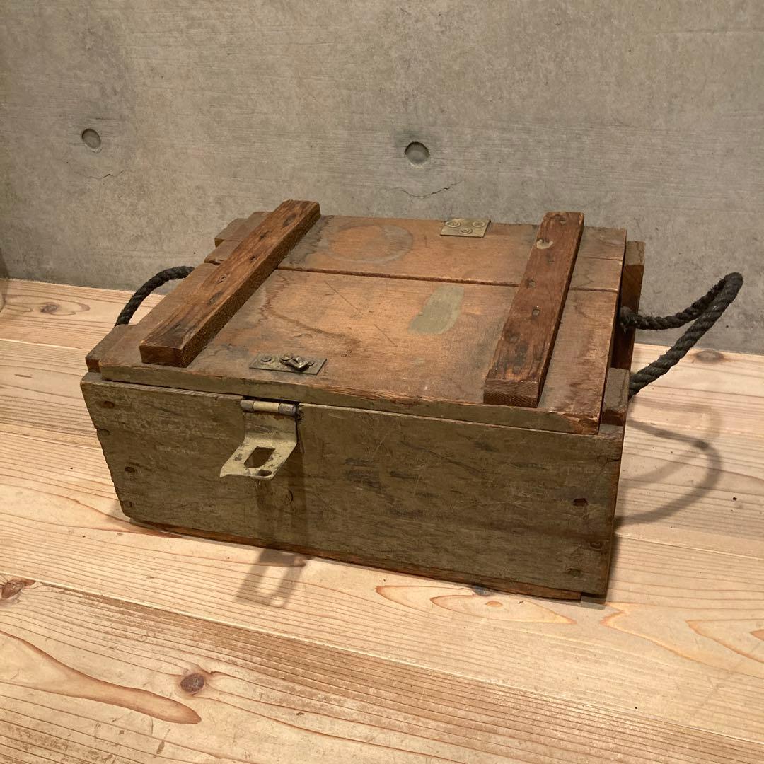 ブレイズ 　US アンティーク 木箱 ヴィンテージ　弾薬箱　工具箱 用具箱