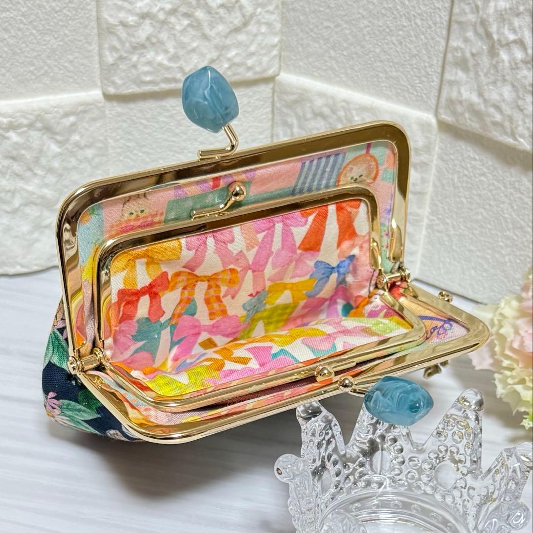 親子がま口財布　3点