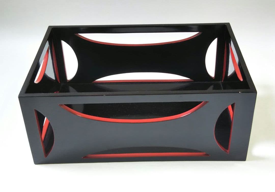 茶道具 煙草盆 莨盆 糸巻透 一双 岡本 陽斉 表千家