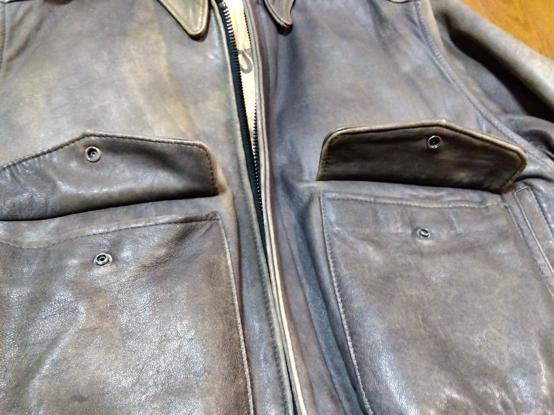 メンズ　本革レザージャケット　Ｌサイズ