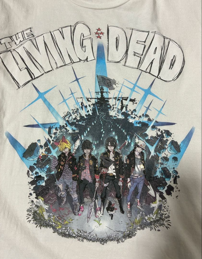 バンプオブチキン　リビングデッド　Tシャツ ホワイト　Lサイズ