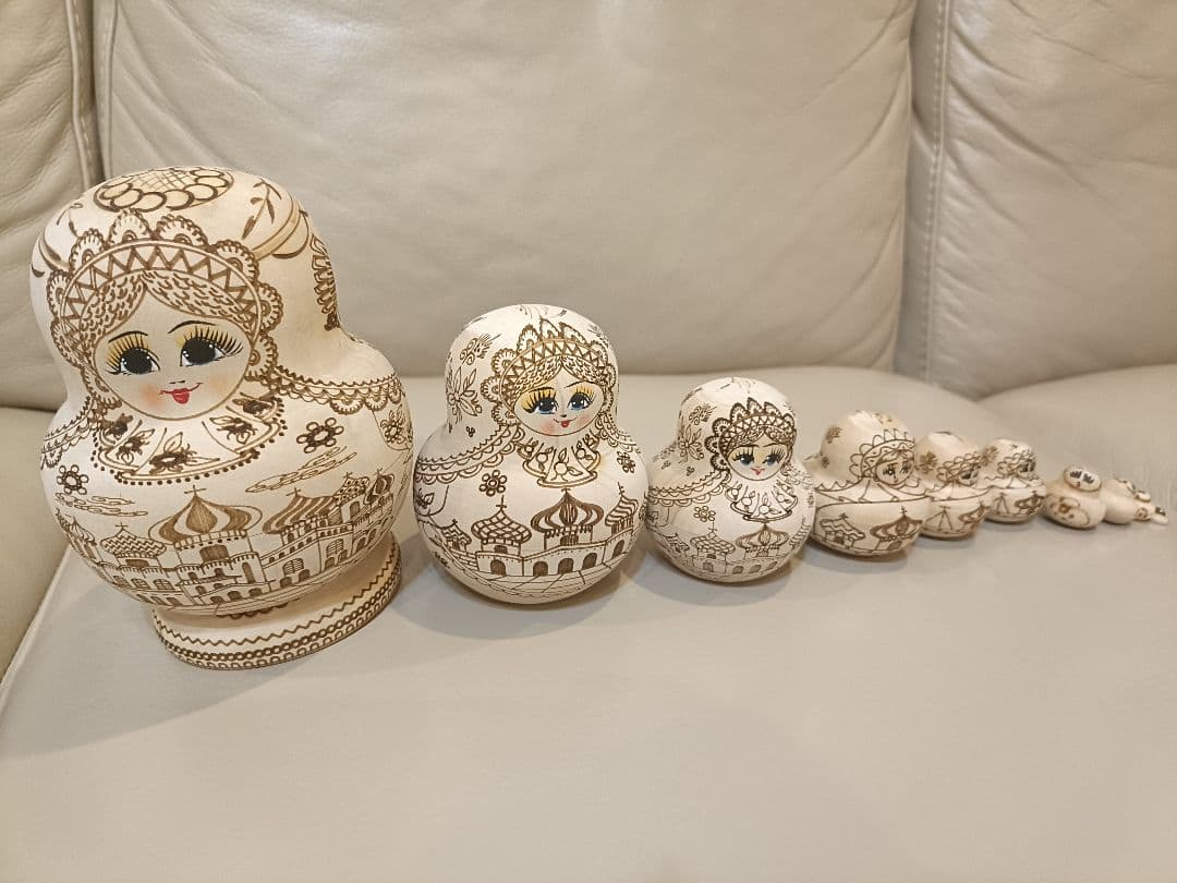 ロシアのマトリョーシカ人形 10個セット