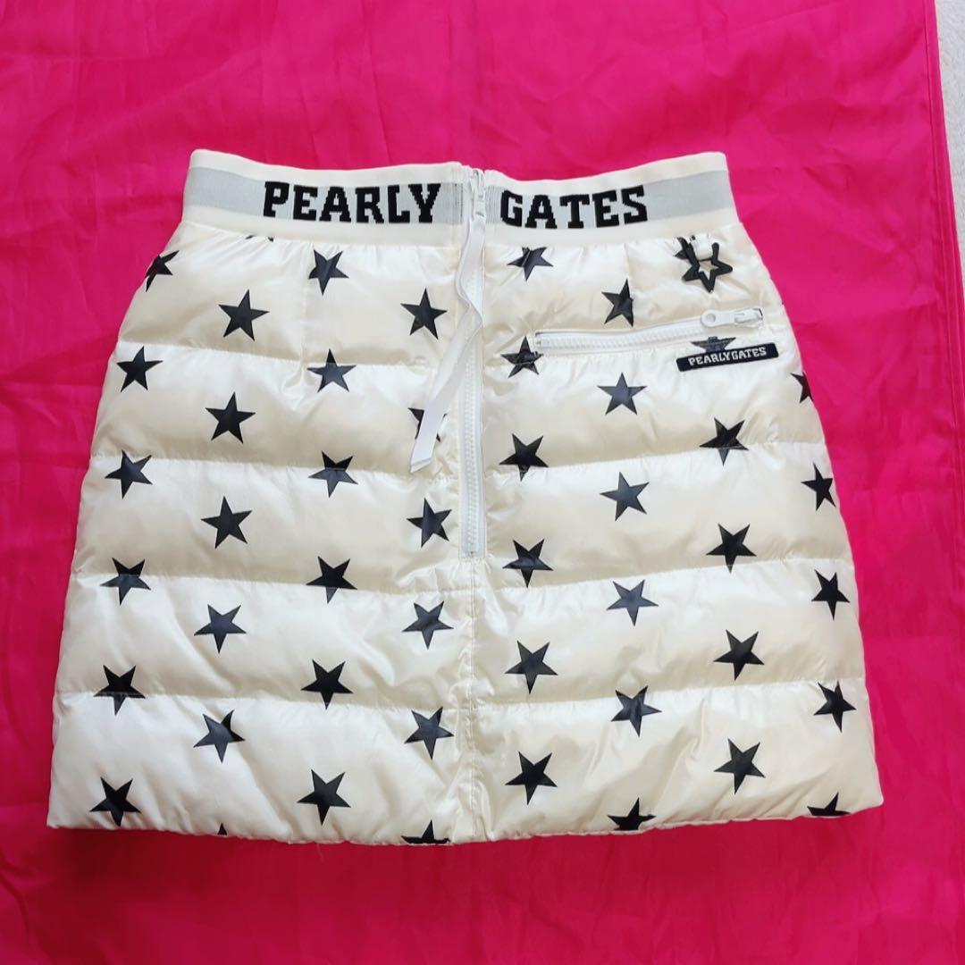 パーリーゲイツ　セットアップ　ダウン　ベスト　スカート　スター　リバーシブル