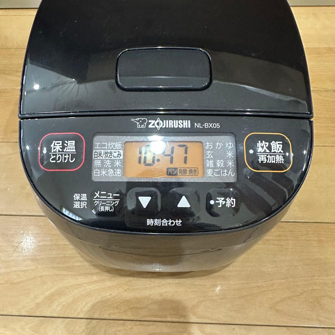 Zojirushi NL-BX05 炊飯器 ブラック 0.54L
