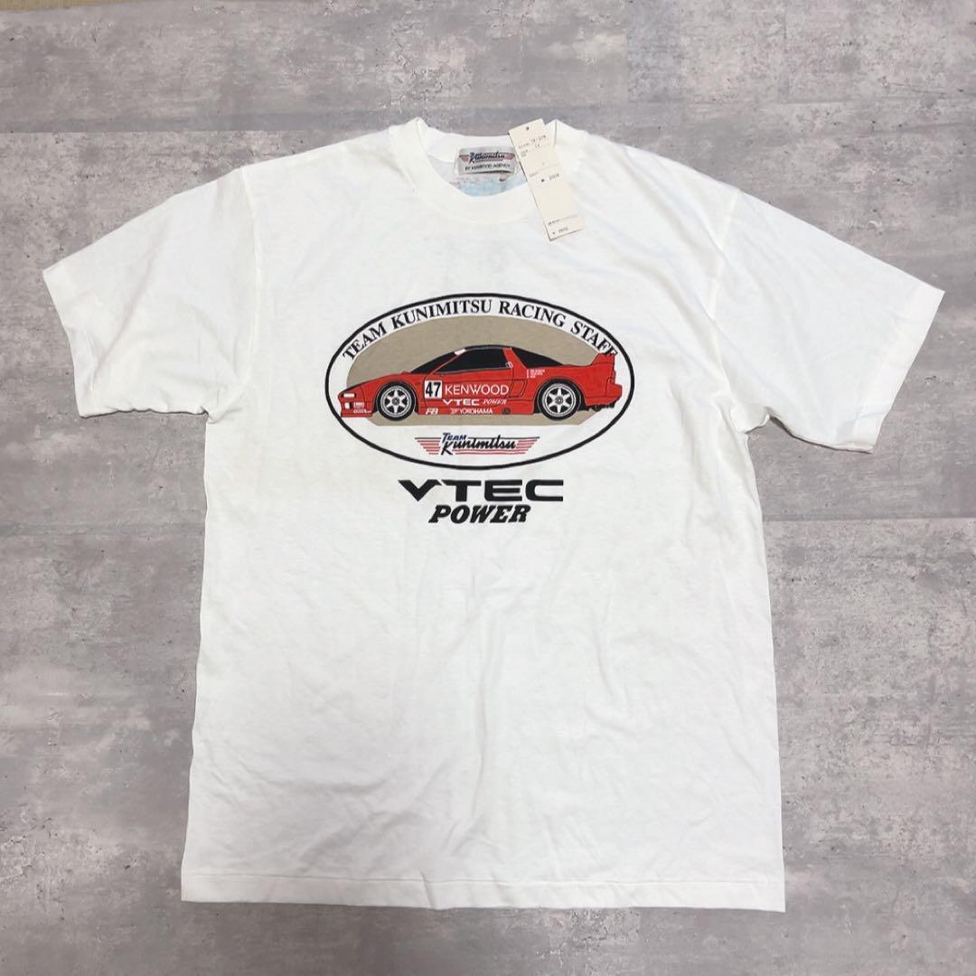 タグ付き未使用 サイン入り チーム国光 94年当時物 高橋国光 Tシャツ L