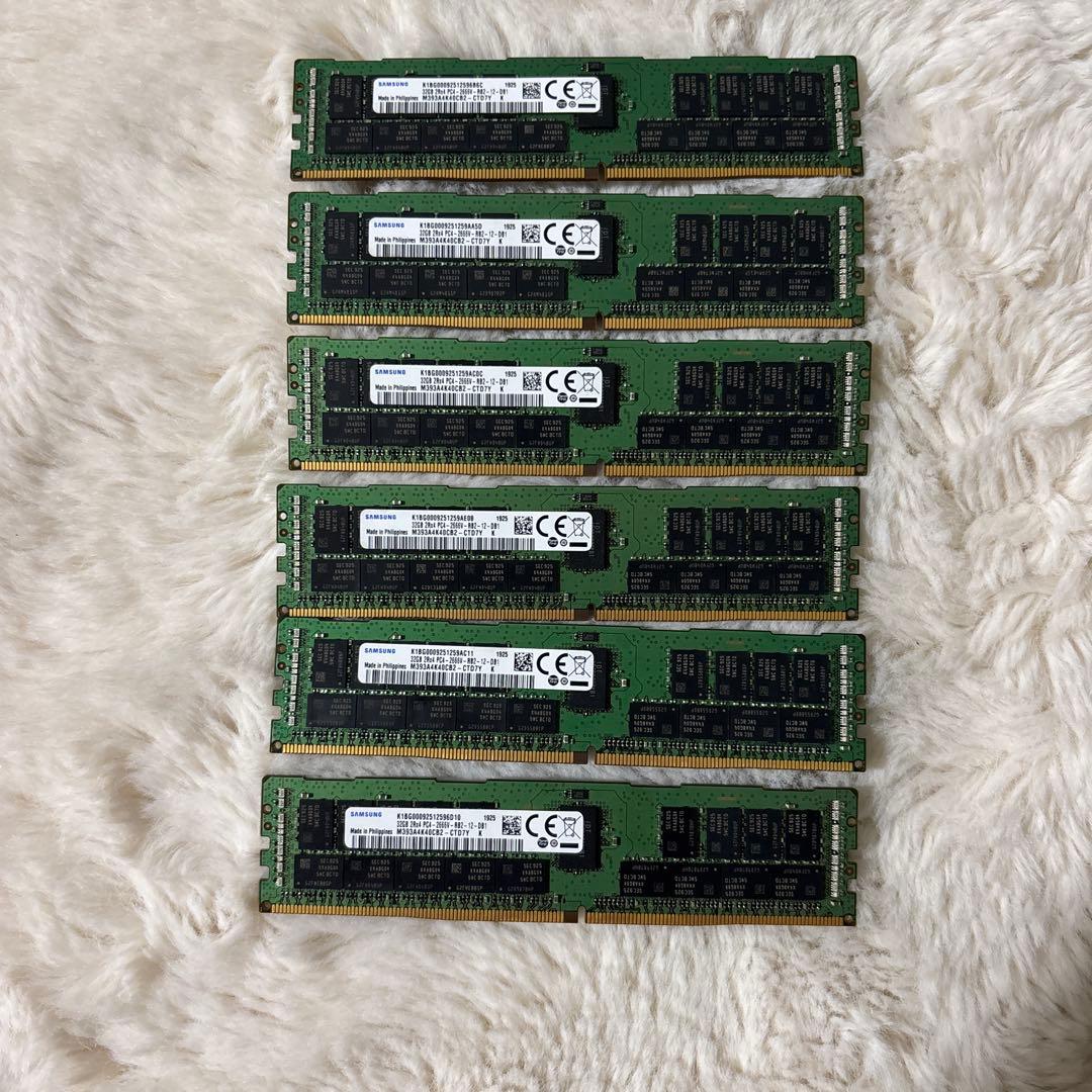 もふもふ 專用Samsung DDR4 32GB メモリ 6枚セット