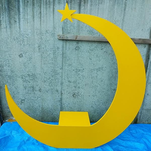 三日月　フォトブース　子供撮影用イス