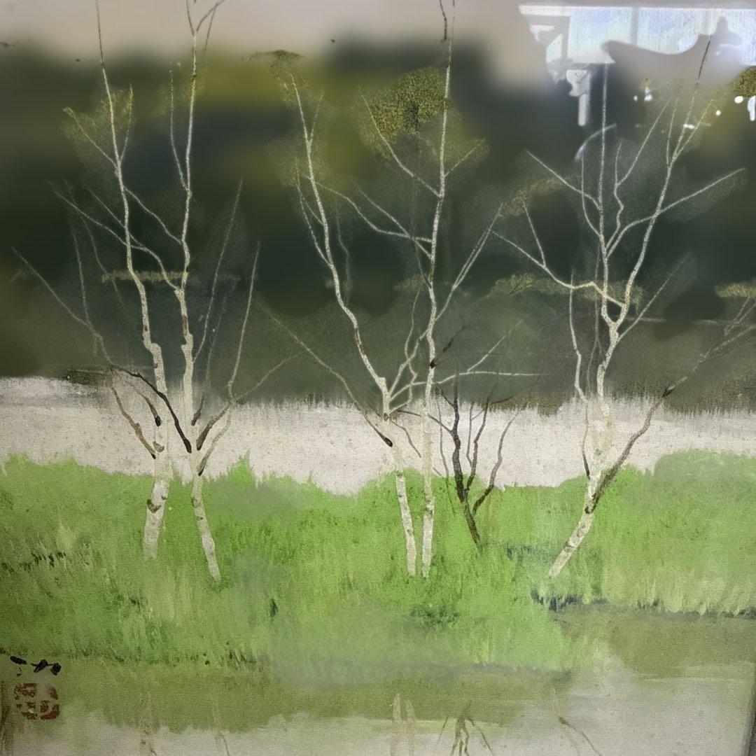 林 功 絵画 シルクスクリーン 日本画