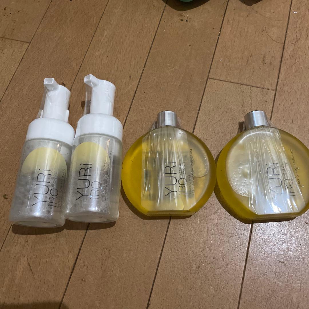 ユリイロオイル、ウォッシュ(ユズ&ベルガモット）4本セット