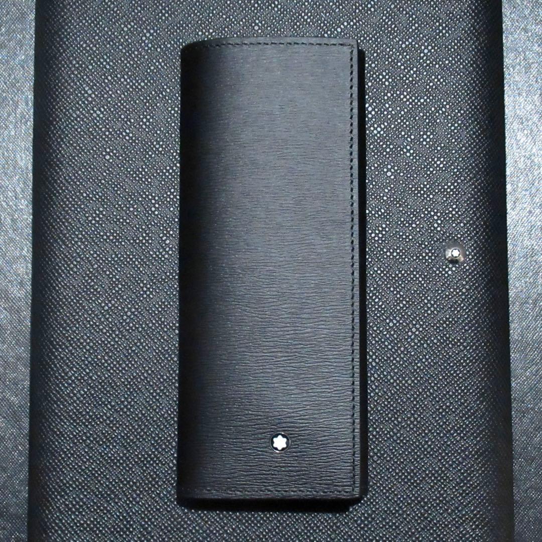 モンブラン ペンケース ペンポーチ 4810 ブラック 2本用 129259