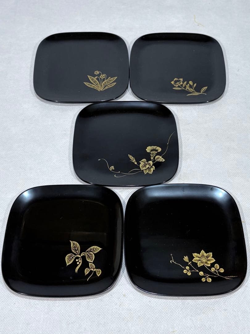 輪島塗　中山強造　図替 銘々皿　美品　共箱　茶道　懐石道具　送料込