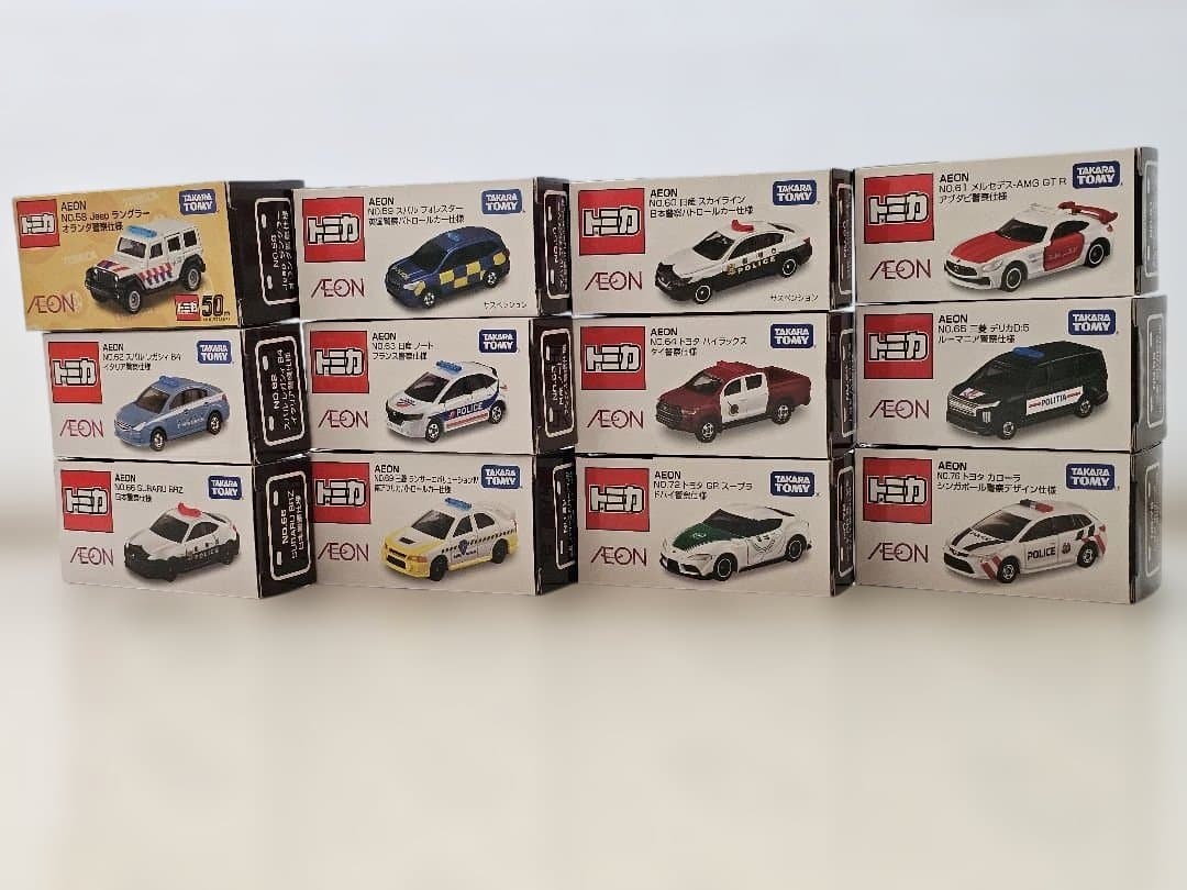 トミカ イオン限定 12台 まとめ売り AEON 希少