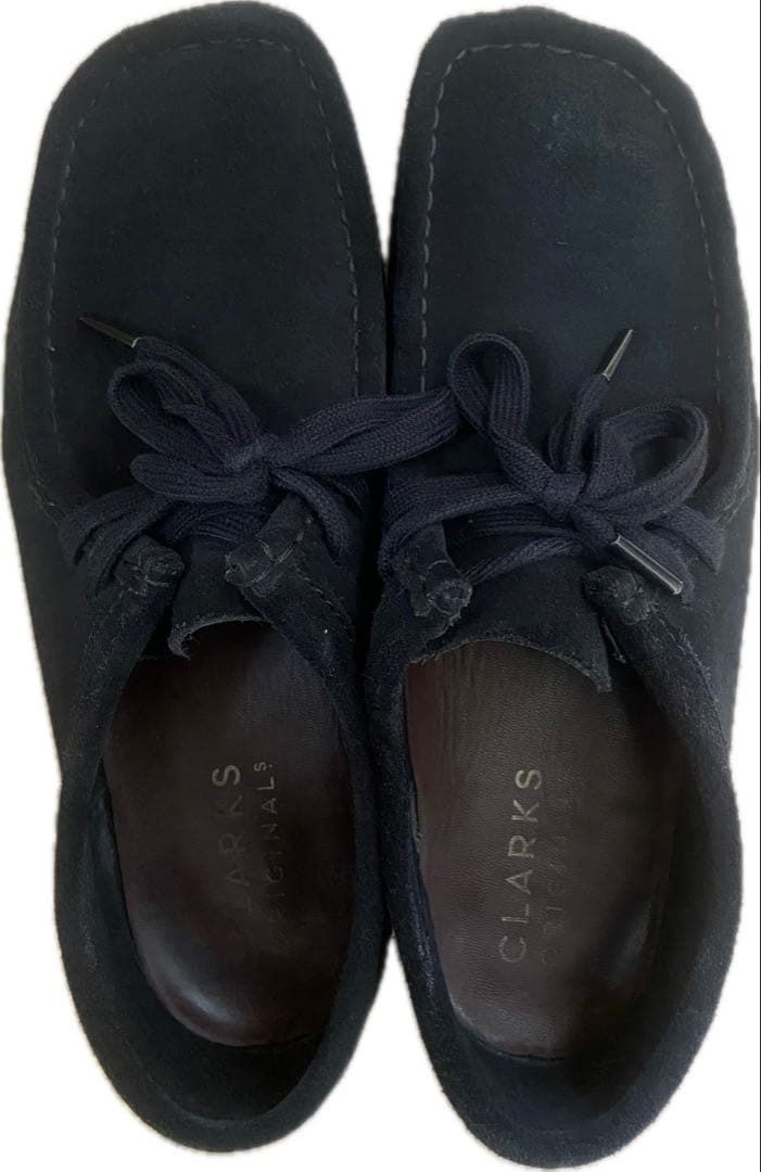 クラークス　ワラビー　ブラック　Clarks