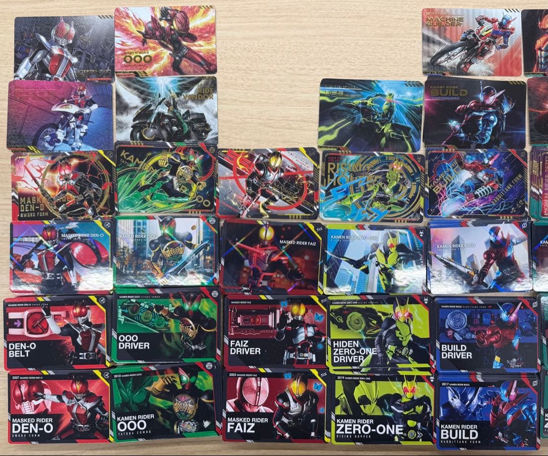 仮面ライダー スクラッチカードダス　大量　プロフ必読
