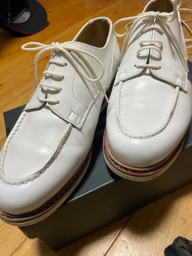 【サイズ7】Paraboot Chambord パラブーツ　シャンボード　白