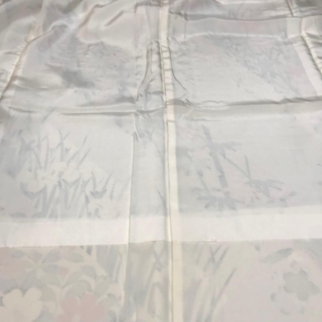 tu様［7144］振袖 笹竹花鳥文 駒刺繍 成人式 卒業式 正絹 着物 袷