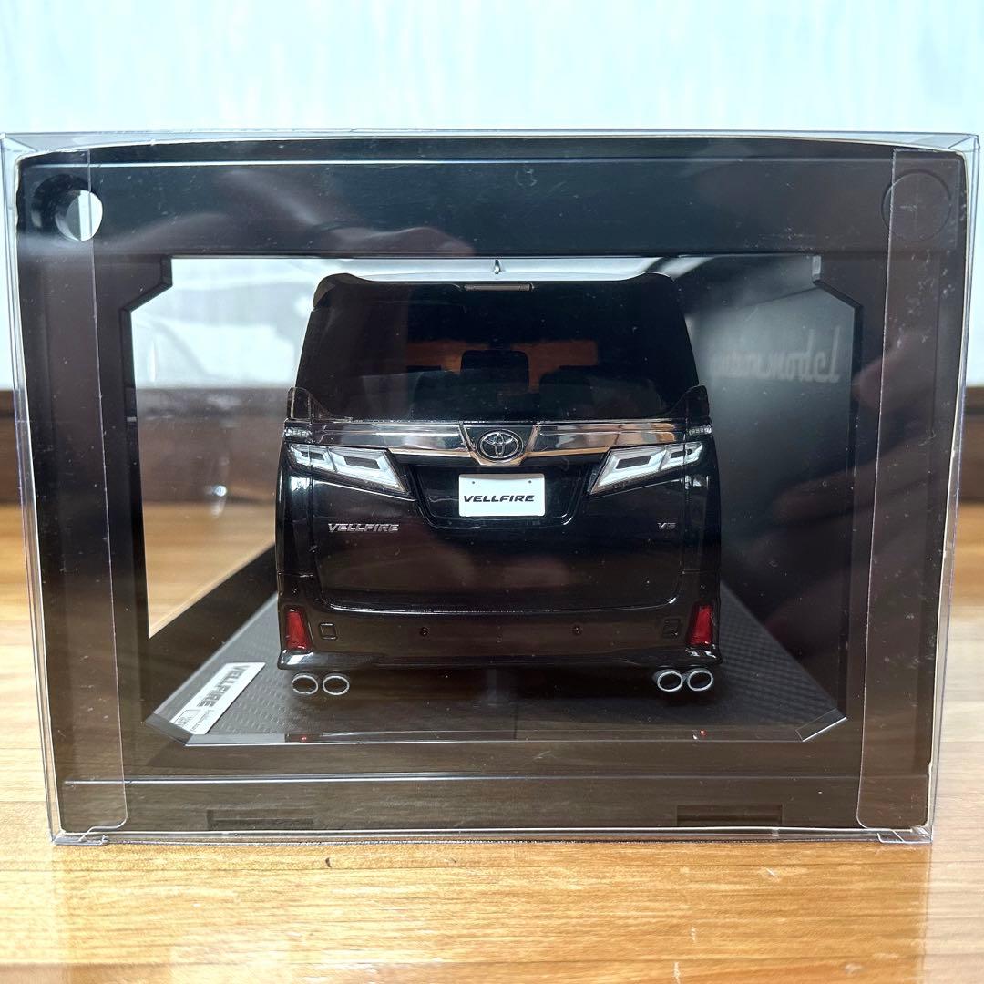 イグニッションモデル　30後期　ヴェルファイア  ブラック　ミニカー