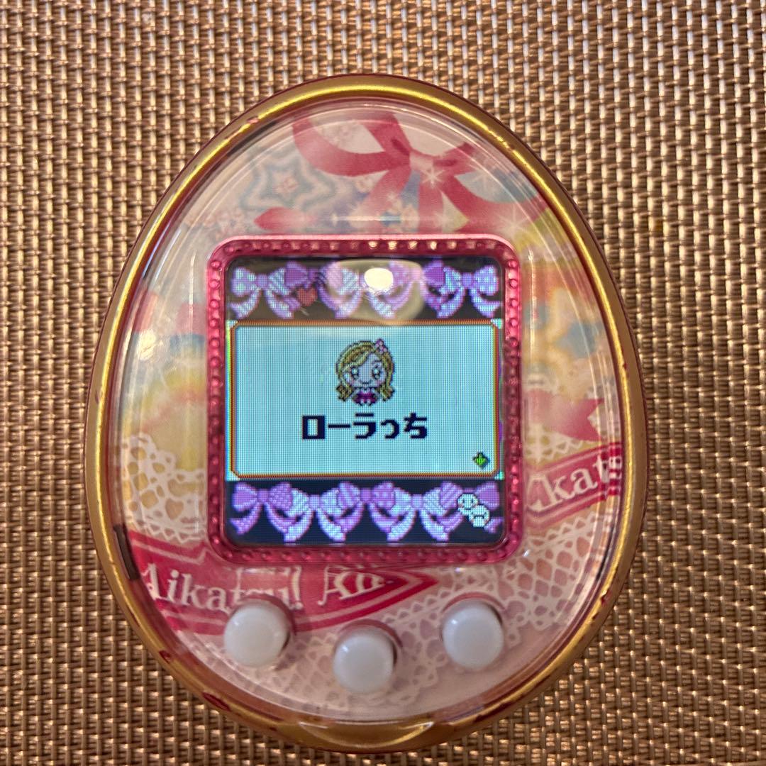 【動作確認済み】たまごっち4U ピンク ストラップ＆カバー＆4Uカード2枚付き