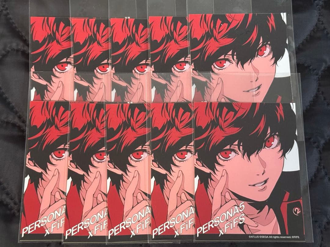 ペルソナ FiFSイラスト展 ステッカー ペルソナ5 主人公