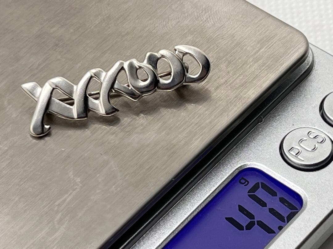 c229 ティファニー　パロマ・ピカソ　ラブ&キス　ブローチ　シルバー　925