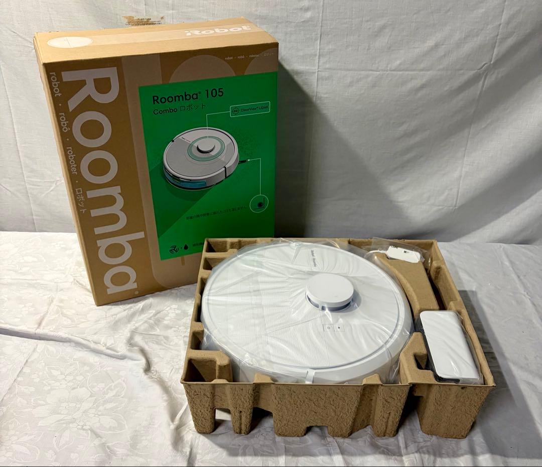 ④ ルンバiRobot Roomba105 ComboロボットホワイトY3