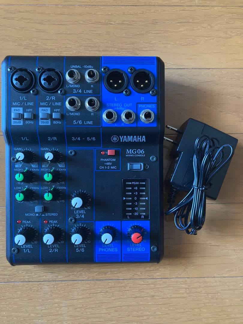 YAMAHA MG06 ミキサー 6チャンネル