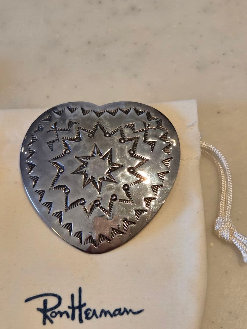 ロンハーマン　Harpo　ハートブローチ