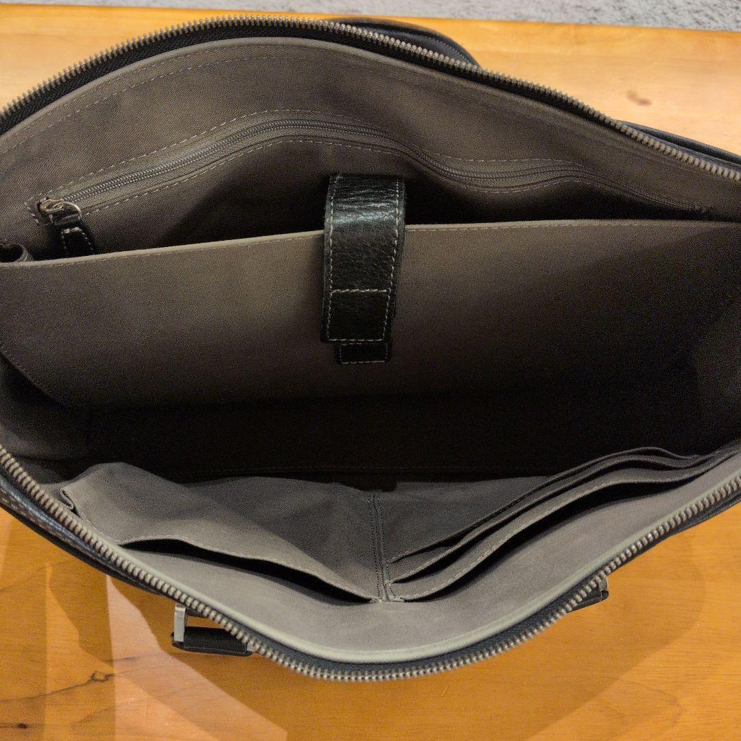 土屋鞄 プロータ防水スタンダードブリーフ ビジネスバッグ ブラック